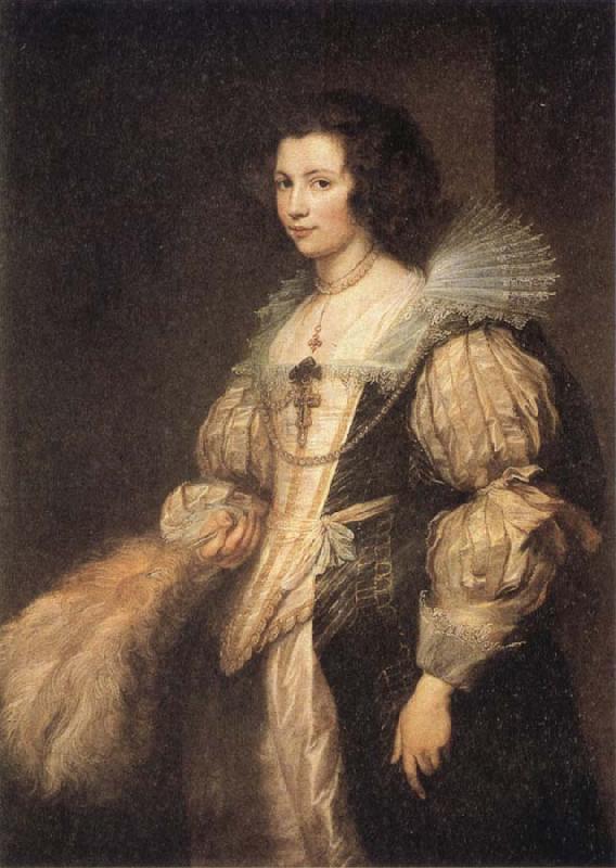 Anthony Van Dyck Portrait of Maria Louisa de Tassis